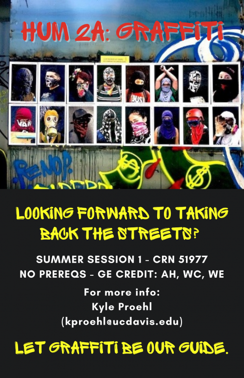 HUM 2A Session 1 - topic: Graffiti