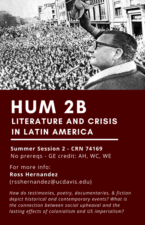 HUM 2B Session 2 - topic: Literature and Crisis in Latin America